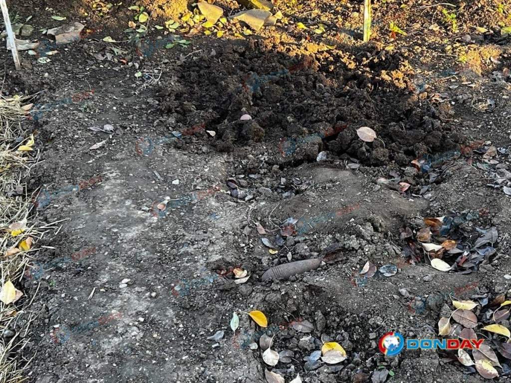 В Донецке нашли минометный снаряд в огороде