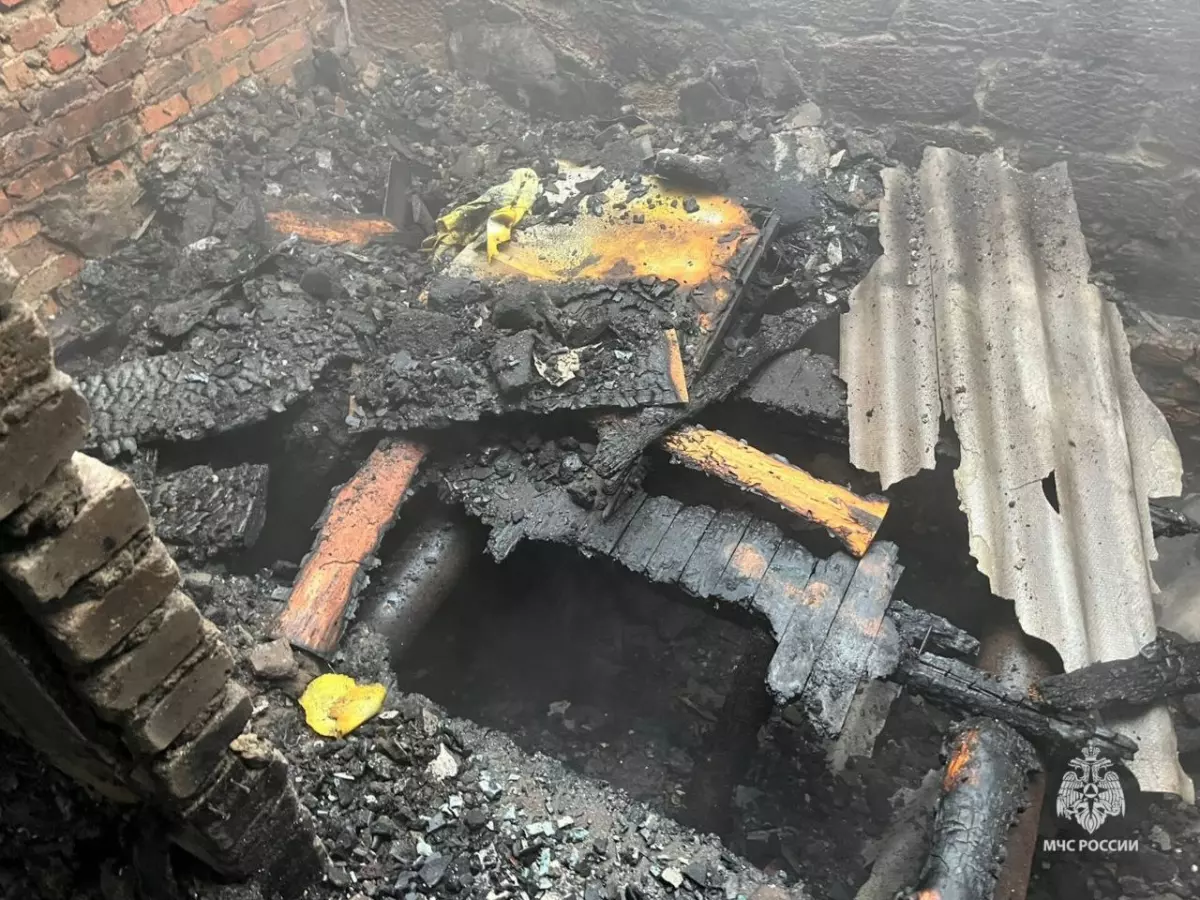 В Ростовской области 65-летний мужчина заживо сгорел в доме