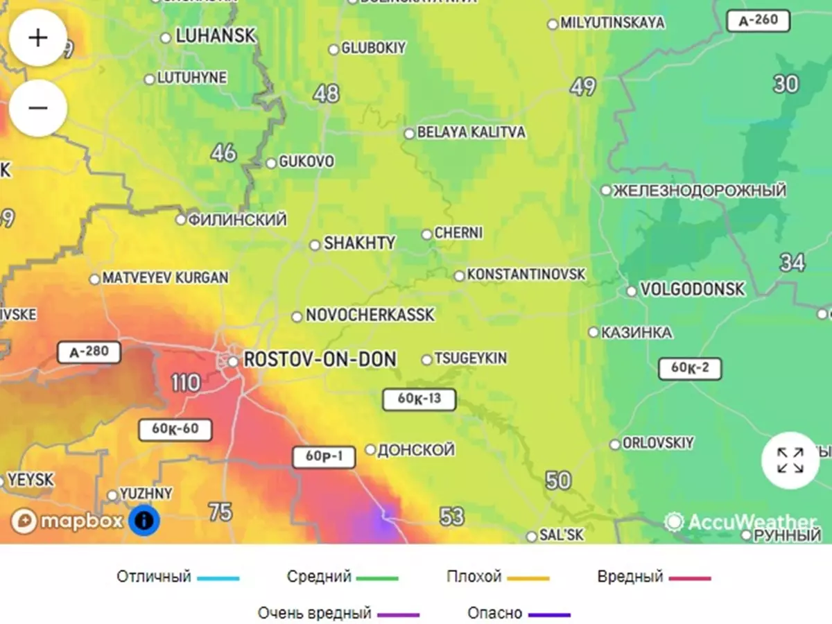 В Ростовской области из-за африканской бури ухудшилось качество воздуха